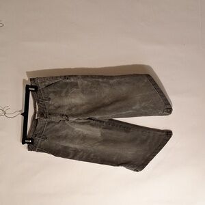 Acubi Aesthetic Punk Royal Women's Medium Louise Boston Gray Capri Jean